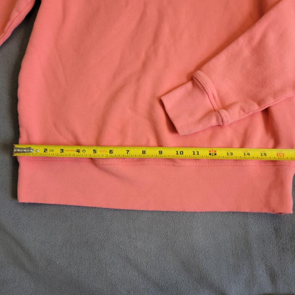 AMAZON BASICS Womens Small Pink Crew Neck Sweater Cross Stitch Detail - Picture 10 of 12